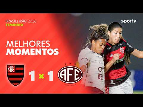 Gols e lances de Flamengo x Ferroviária-SP