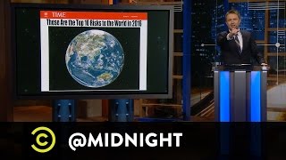 Michaela Watkins, Jonah Ray, Doug Benson - Risk Tsk - @midnight with Chris Hardwick