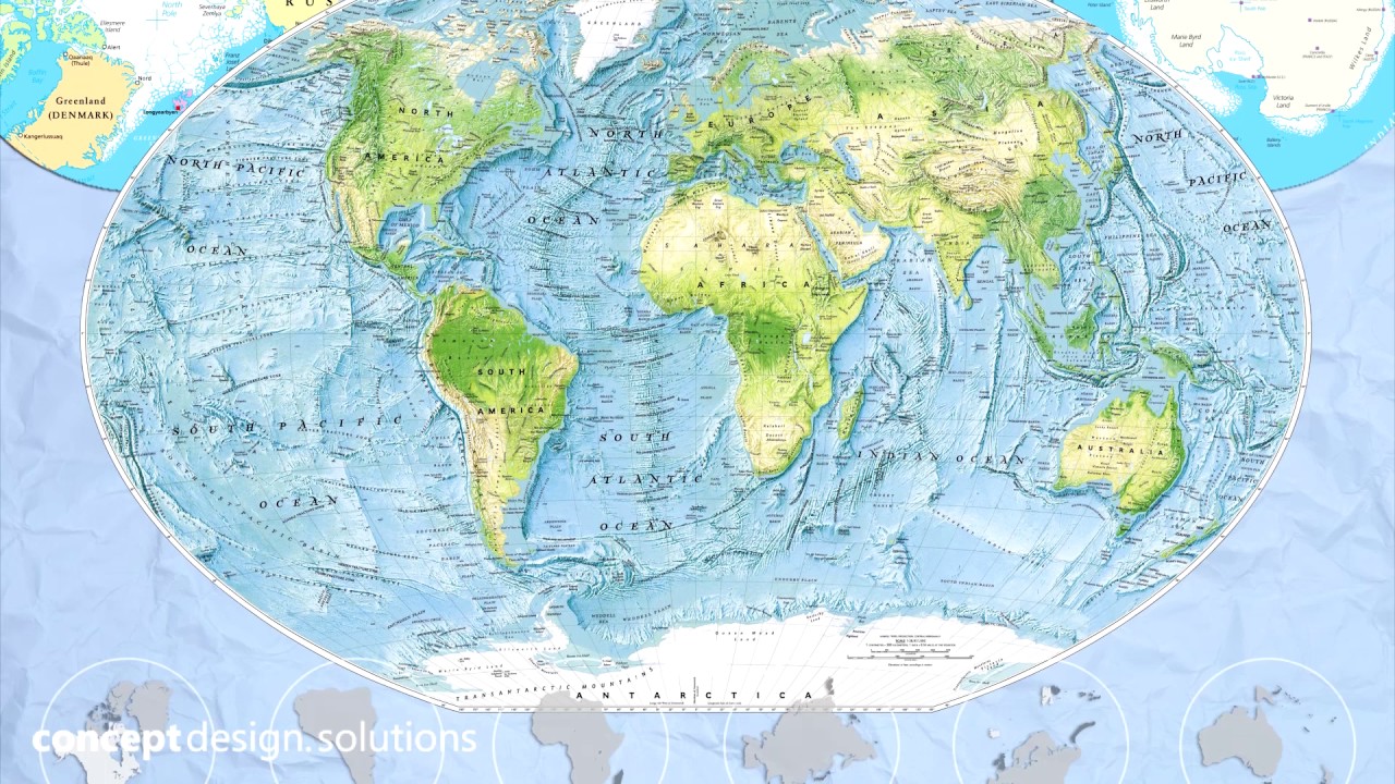 #2 MAPS Collection - Wall Murals maps | Concept Design Solutions