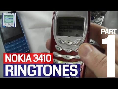 Nokia 3410 Mobile Phone Ringtones (PT1) - Released in 2002. 90 Seconds of Side by Side Ringtones