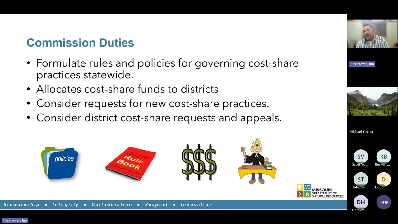 MoDNR's Soil and Water Conservation Program - Cost Share Program Overview