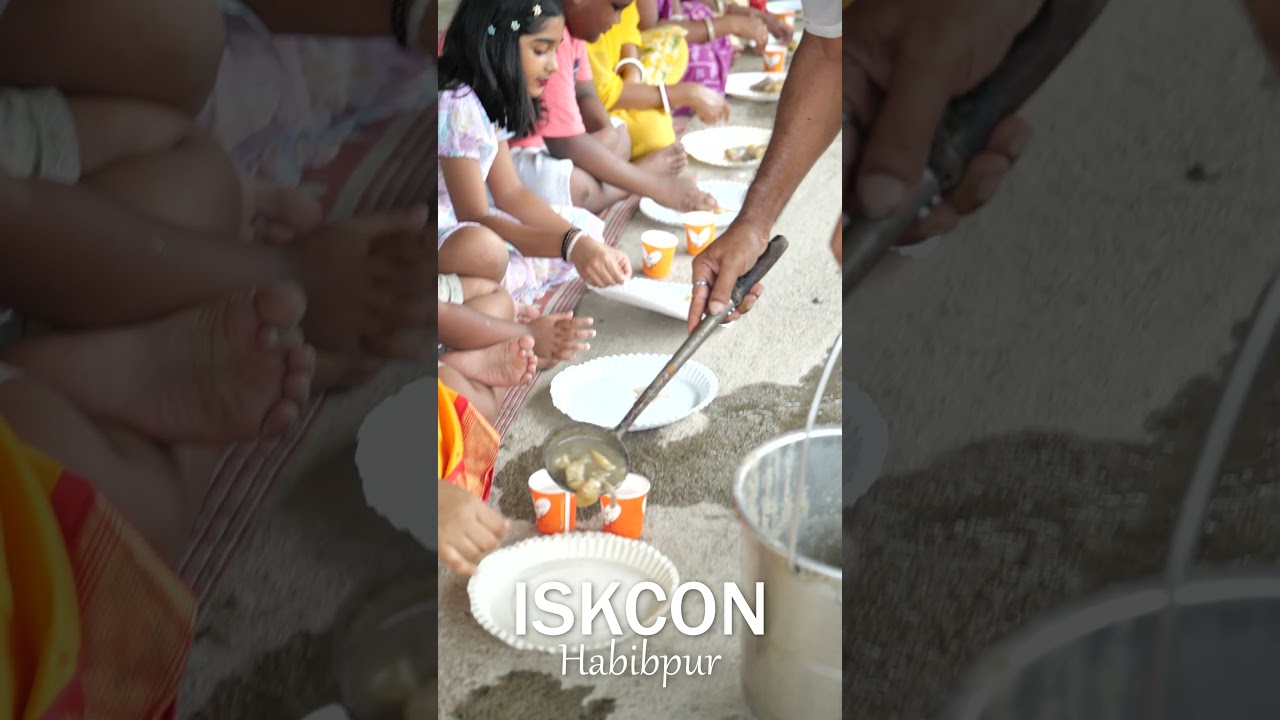 Ekadashi Mahaprasad | ISKCON Habibpur  #iskconhabibpur