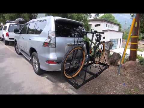 HITCH MOUNT ELECTRIC BIKE AND CARGO CARRIER