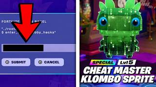 HOW TO GET CHEAT MASTER KLOMBO SPRITE ADMIN PANEL CODES FORTNITE!