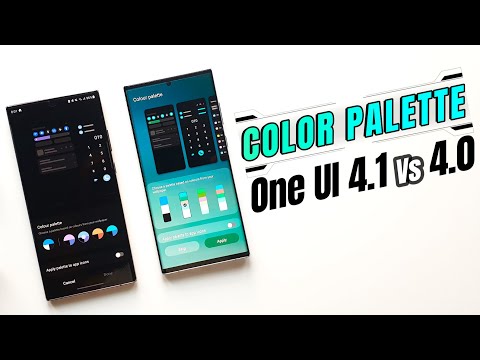 Color palette on One ui 4.1 Vs One UI 4.0 Any better?