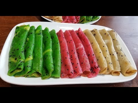 How to make coconut pancakes,qhia ua qhob noom pancakes noj.