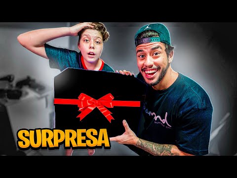 SURPREENDI MEU IRMÃO COM O PRESENTE DE ANIVERSARIO QUE ELE SEMPRE QUIS