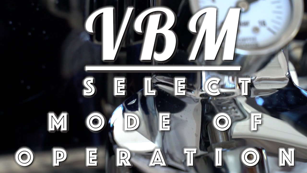 How To: Select Mode of Operation on VBM Dual Boiler Espresso Machines