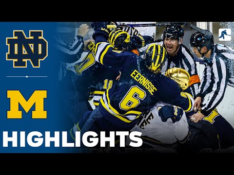 Notre Dame vs Michigan | NCAA College Hockey | Highlights - November 01, 2025