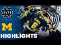 Notre Dame Vs Michigan NCAA College Hockey Highlights November 01 2025