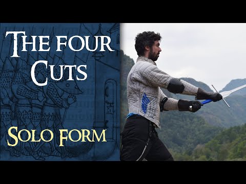 The Four Cuts - HEMA solo form - Italian Longsword "Kata"