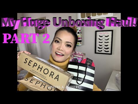 My Huge Unboxing Haul! (PART 2) Makeup Edition