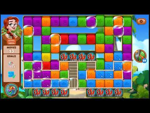 Lost Island Blast Adventure Level 1854 - NO BOOSTERS 🏝️ | SKILLGAMING ✔️