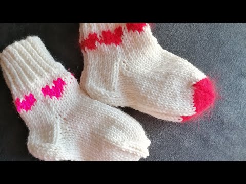 Socken stricken, Kindersocken Babysöckchen😻