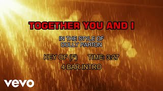 Dolly Parton - Together You And I (Karaoke)