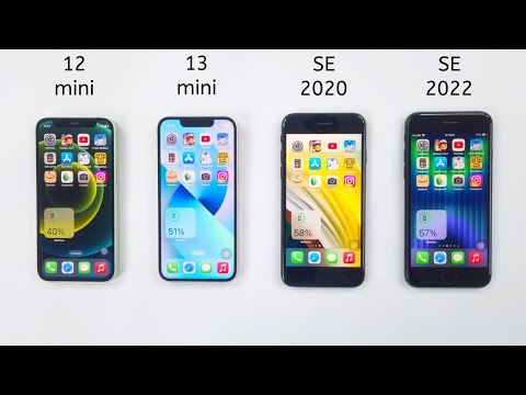 iPhone 12 mini vs 13 mini vs SE 2020 vs SE 2022 - iOS 18.2 SPEED TEST
