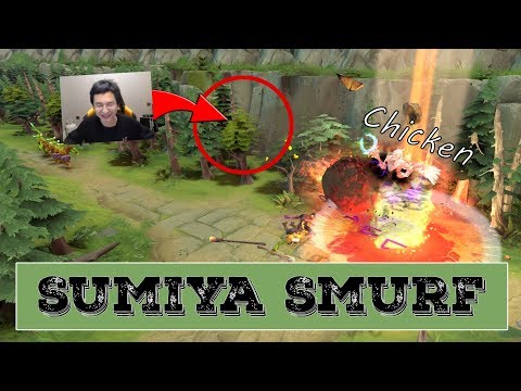 Sumiya Invoker Hidden in wooden to kill his Checkin | Dota 2 Sumiya Highlight
