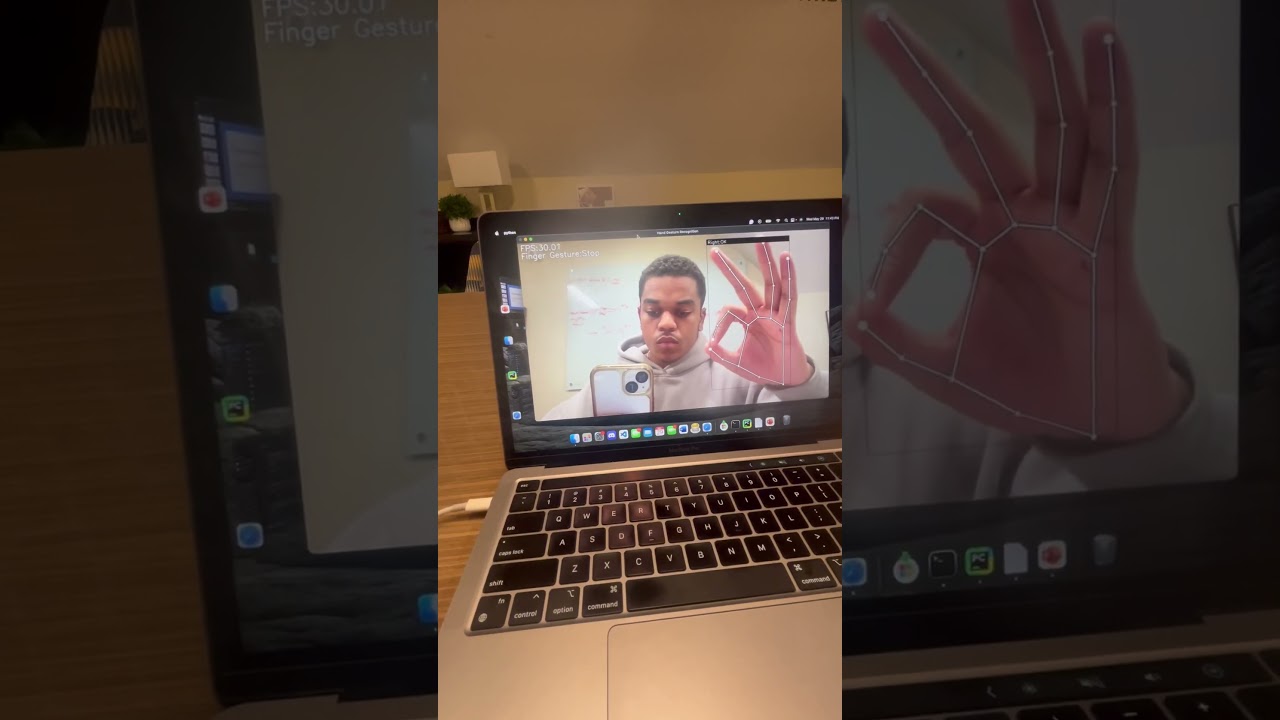 Hand gesture recognition using open cv and python!