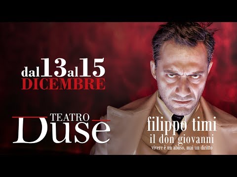 Il Don Giovanni di Filippo Timi, dal 13 al 15 dicembre al Teatro Duse Bologna