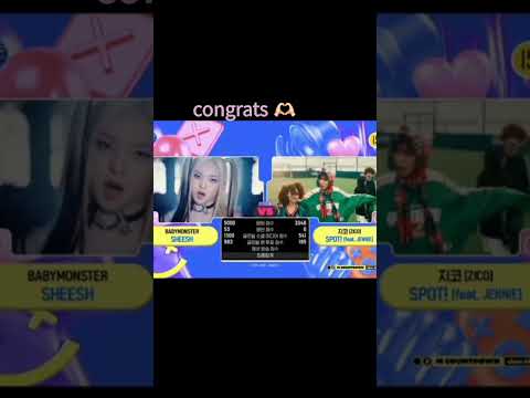 BABY MONSTER -"SHEESH" M COUNTDOWN 1st win🫶🏻  congratulations my girl #babymonster #mcountdown