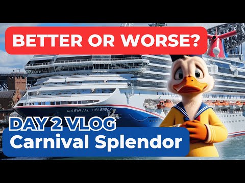 Thumbnail for Is Carnival Splendor getting BETTER or WORSE? Day 2 Cruise Vlog