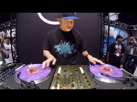 DJ P-Trix on Mixars DUO @ 2017 NAMM Show