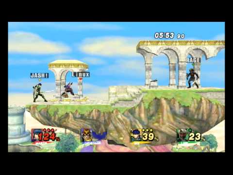 BCA Project M 3.5 - Marth (__9__) Ike (Jash!) Link(Rage) Captin Falcon (Sanic)