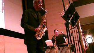 Roscoe Mitchell & Willie Wynant perform at the Bob Kaufman Celebration (1)