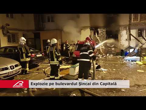 Explozie pe bulevardul Şincai din Capitală