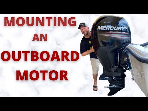 HOW TO MOUNT AN OUTBOARD MOTOR CORRECTLY - Step By Step Do and Dont's!!
