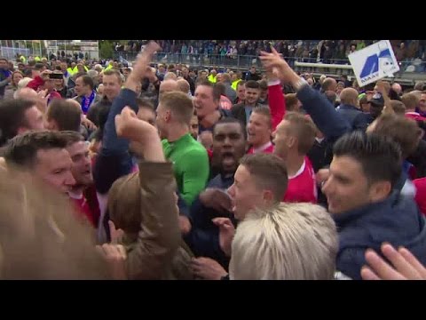 De hoogtepunten van de kampioenswedstrijd en het feest