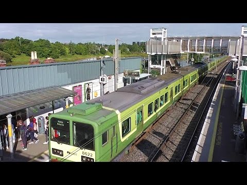 IE 29000 and 8520 Class Trains - Booterstown Station, Dublin