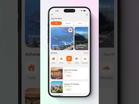 SwiftUI Travel App Interface