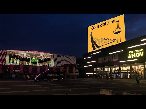 Volley Zuid D1 in Ahoy als voorbereiding op WK