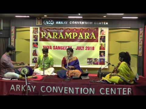 PARAMPARA YUVA SANGEETH SERIES JULY -Anjali Sriram Vocal