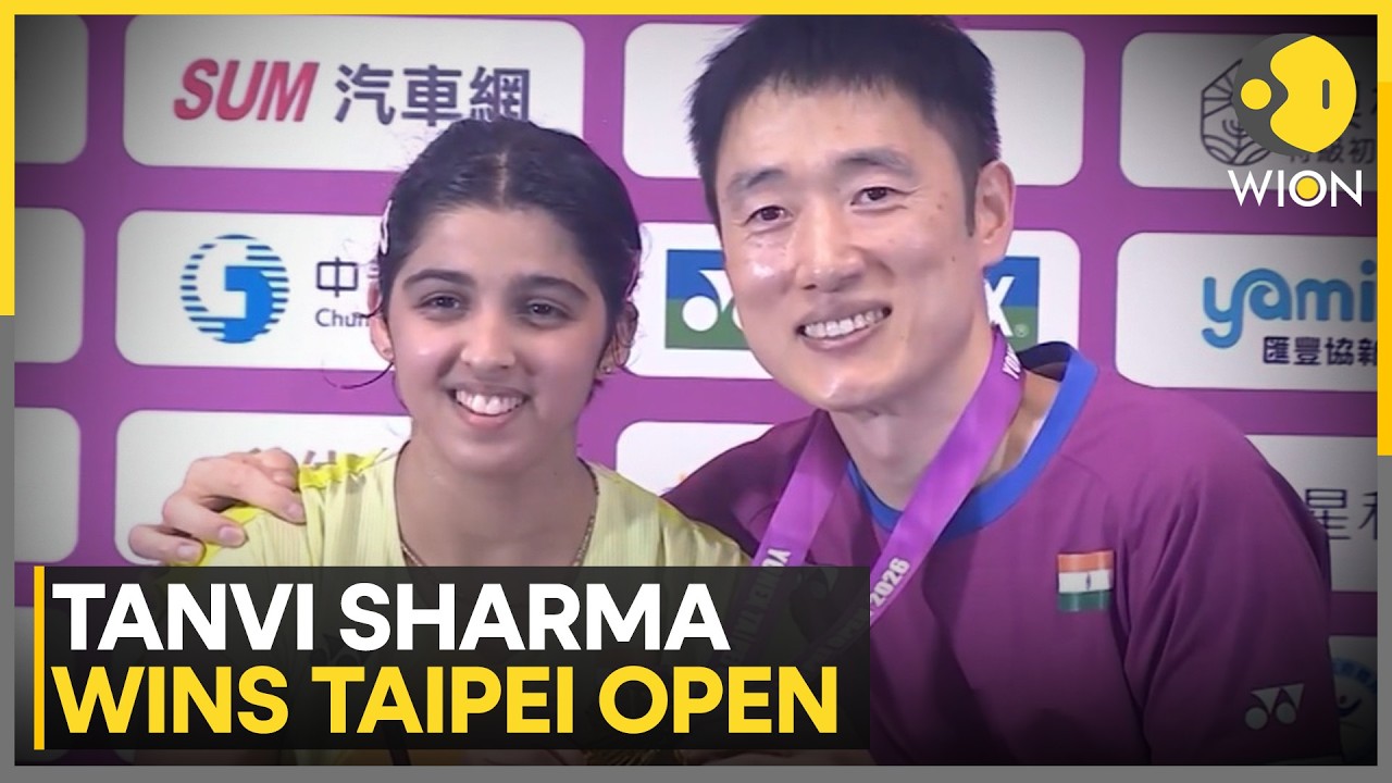 Teen Prodigy Tanvi Sharma Captures Maiden BWF Taipei Open Crown | WION