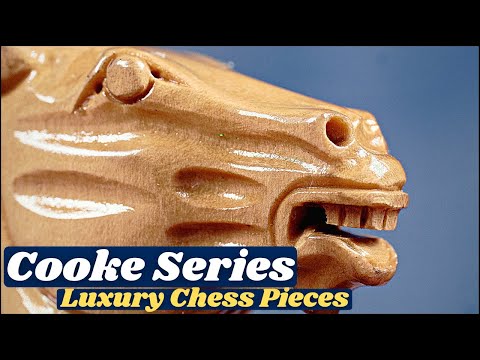 The Cooke Series Luxury Chess Pieces - 3.625" King - House Of Staunton - YouTube