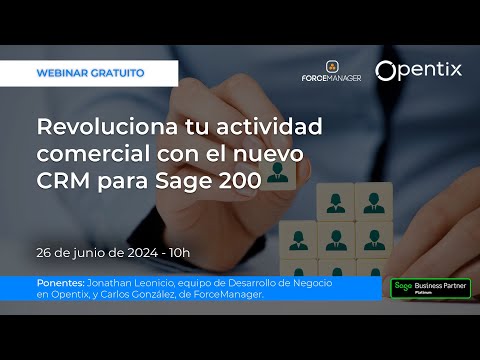 Revoluciona tu actividad comercial con el nuevo CRM para Sage 200