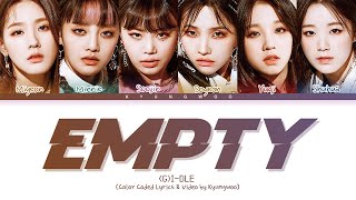 (G)I-DLE &#39;Tung-Tung (Empty)&#39; Lyrics (ジーアイドル Tung-Tung Empty 歌詞) (Color Coded Eng/Rom/Kan)