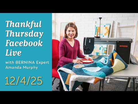 Thankful Thursday: Criss-Cross Pillow on the 990 and Serenade Masterclass