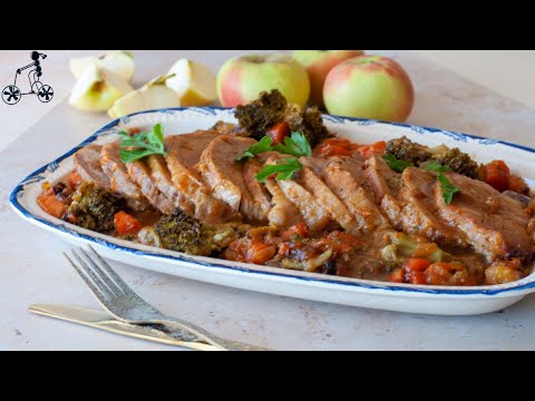 Easy Pork Tenderloin with Apples