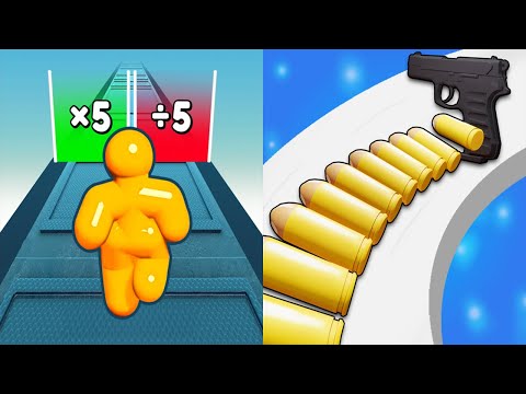 Tall Man Run VS Bullet Stack - All Levels SpeedRun Gameplay Ep 1