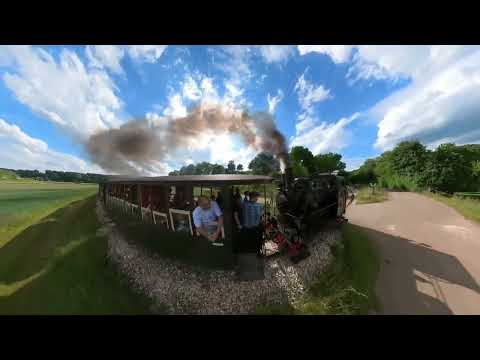 Fahrt mit der Härtsfeldbahn (Schättere) am 6.6.2023