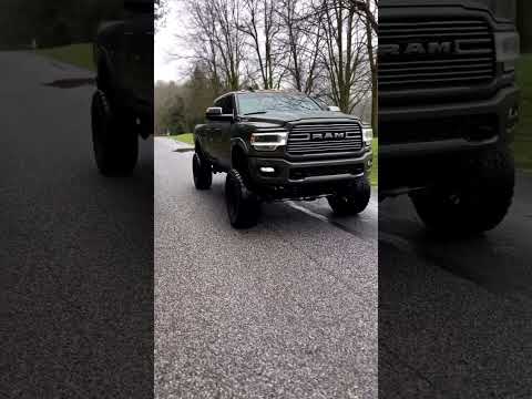 2022 RAM 2500, 8" McGaughy's Suspension lift, 24” HD Pro wheels on 38” AMP Tires! #McGaughys