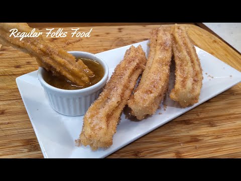 Churros w/ Peach Liqueur Sauce