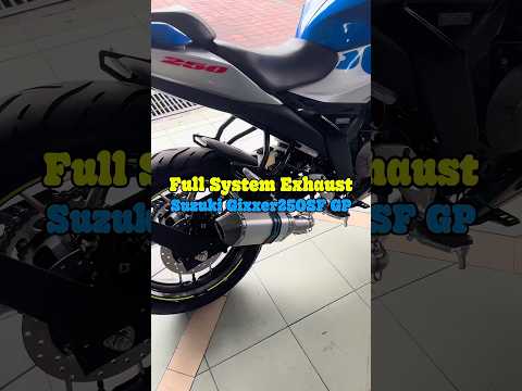 Full System Exhaust - Suzuki Gixxer 250SF GP #premiumsportcycles #psc #service #asmr #youtube #fyp
