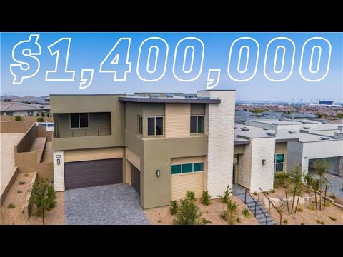 Modern Loft Home For Sale Summerlin 4,454 Sqft, 5 Beds, Loft, Office, Courtyard, 5 Baths, 4 Car