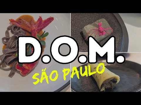 Dining at Alex Atala's D.O.M. Restaurant (2 Michelin Stars)