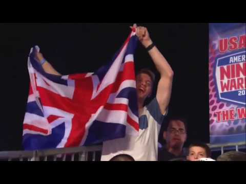 American Ninja Warrior - USA vs the World II 2015 Stage 2 Tim Shieff