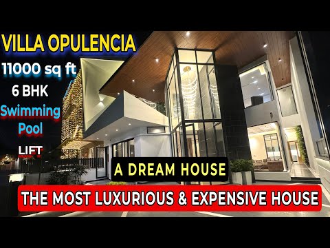 Villa Opulencia by Ar Harleen Virk , Most Luxurious 6 BHK Modern Design House With Swimming Pool